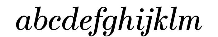 EscrowComp Italic Font LOWERCASE