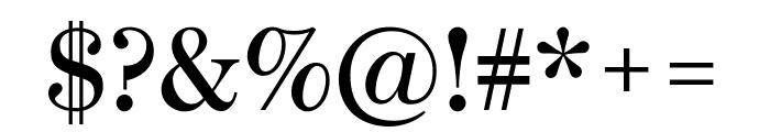 EscrowComp Roman Font OTHER CHARS