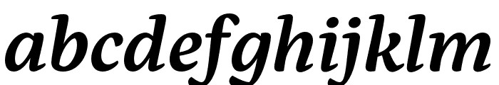 Eskorte Latin Semibold Italic Font LOWERCASE