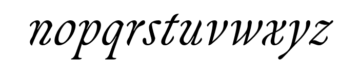 Estratto Var Italic Font LOWERCASE