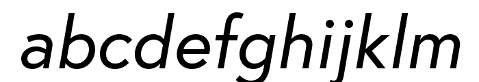 Europa Regular RegularItalic Font LOWERCASE