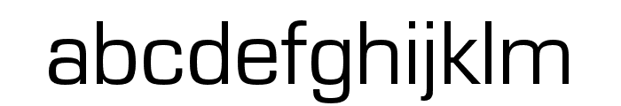 Eurostile Extd Regular Font LOWERCASE