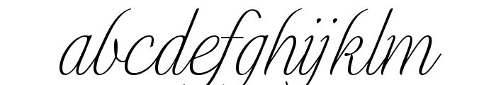 Evalfey Variable Thin Font LOWERCASE