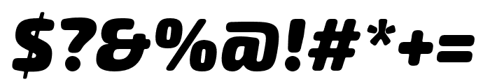 Exo Soft Black Italic Font OTHER CHARS