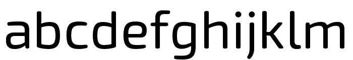 Exo Soft Regular Font LOWERCASE
