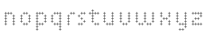 FIG Serif Font LOWERCASE
