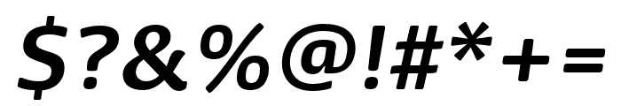 FP Dancer Serif Bold Italic Font OTHER CHARS