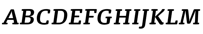 FP Dancer Serif Bold Italic Font UPPERCASE
