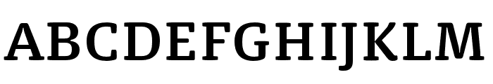 FP Dancer Serif Bold Font UPPERCASE