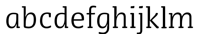 FP Dancer Serif Light Font LOWERCASE