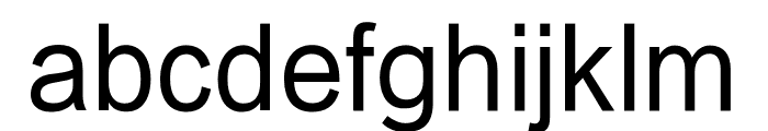 FZHei B01 GB18030 Regular Font LOWERCASE