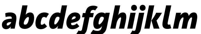 Facit Bold Italic Font LOWERCASE