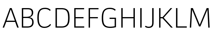 Facit Light Italic Font UPPERCASE