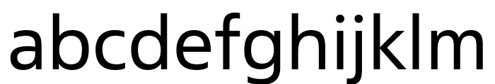 Fact VF Regular Font LOWERCASE