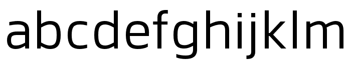 Facto Regular Font LOWERCASE