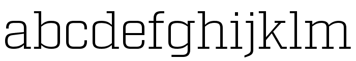 Factoria Light Font LOWERCASE