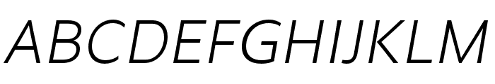 Fagun Light Italic Font UPPERCASE