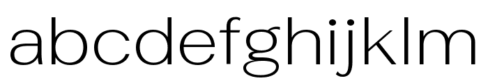 Fahkwang Light Italic Font LOWERCASE