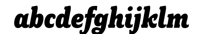 Fairplex Narrow OT Black Italic Font LOWERCASE