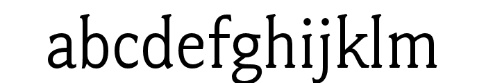 Fairplex Narrow OT Book Font LOWERCASE