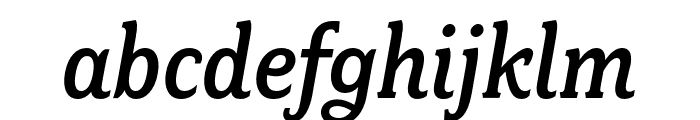 Fairplex Narrow OT Med Italic Font LOWERCASE