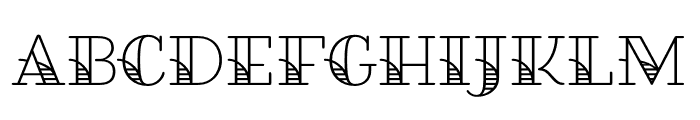 Fairwater Deco Serif Regular Font UPPERCASE