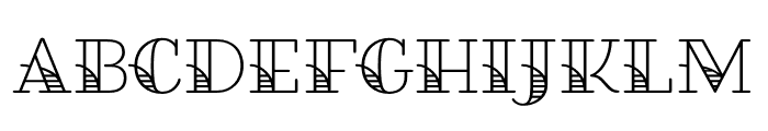 Fairwater Deco Serif Regular Font LOWERCASE