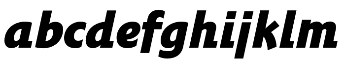 Fairway Bold Italic Font LOWERCASE