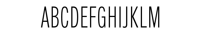 Fairweather Light Font UPPERCASE