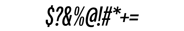 Fairweather SemiBold Italic Font OTHER CHARS