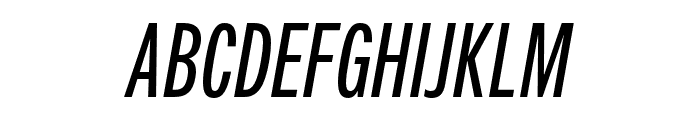 Fairweather SemiBold Italic Font UPPERCASE