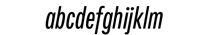 Fairweather SemiBold Italic Font LOWERCASE