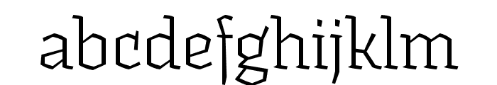 Fakir Display Pro Regular Condensed Font LOWERCASE