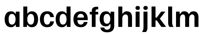 Familjen Grotesk Semibold Font LOWERCASE