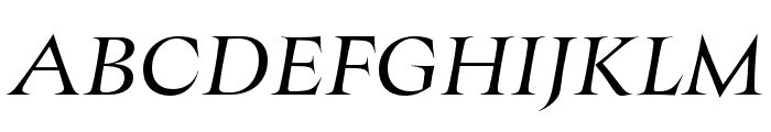 Fang Italic Font UPPERCASE