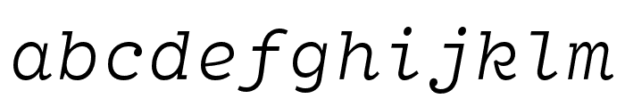 Fantabular MVB Italic Font LOWERCASE