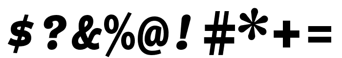 Fantabular Sans MVB Bold Italic Font OTHER CHARS
