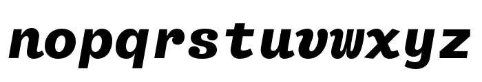Fantabular Sans MVB Bold Italic Font LOWERCASE