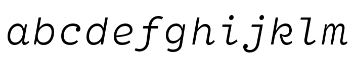 Fantabular Sans MVB Italic Font LOWERCASE
