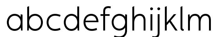 Faricy New Light Font LOWERCASE