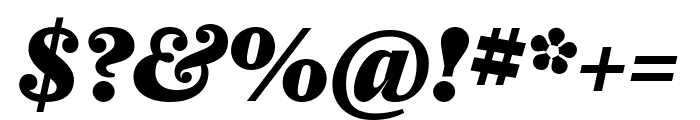 Farnham Display Black Italic Font OTHER CHARS