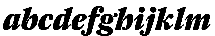 Farnham Display Black Italic Font LOWERCASE