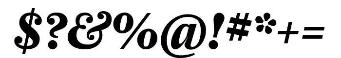 Farnham Display Bold Italic Font OTHER CHARS