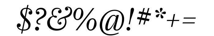 Farnham Display Light Italic Font OTHER CHARS
