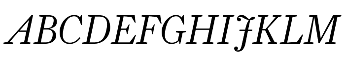 Farnham Display Light Italic Font UPPERCASE