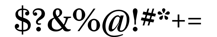 Farnham Display Regular Font OTHER CHARS