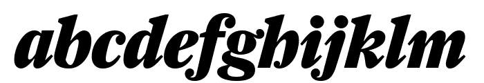 Farnham Headline Black Italic Font LOWERCASE