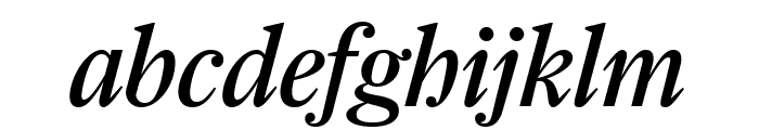 Farnham Headline Italic Font LOWERCASE