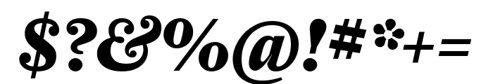 Farnham Text Bold Italic Font OTHER CHARS