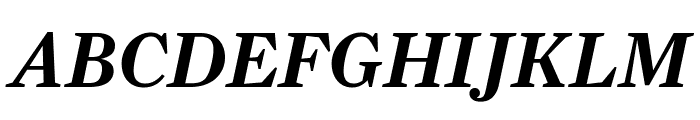 Farnham Text Semi Bold Italic Font UPPERCASE